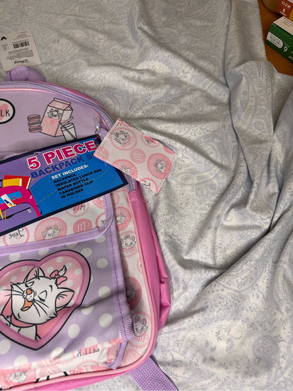 The Aristocats Marie & Milk 5 Piece Backpack Set - Picture 3 of 10